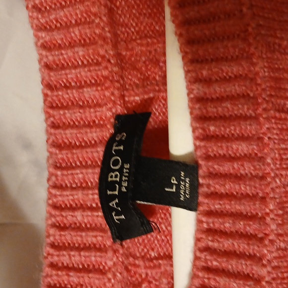 Talbots pink sweater LP ❤️❤️❤️❤️ - Picture 7 of 8